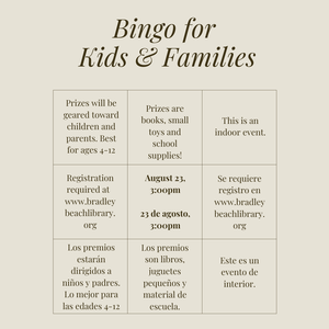 Back-to-School Bingo